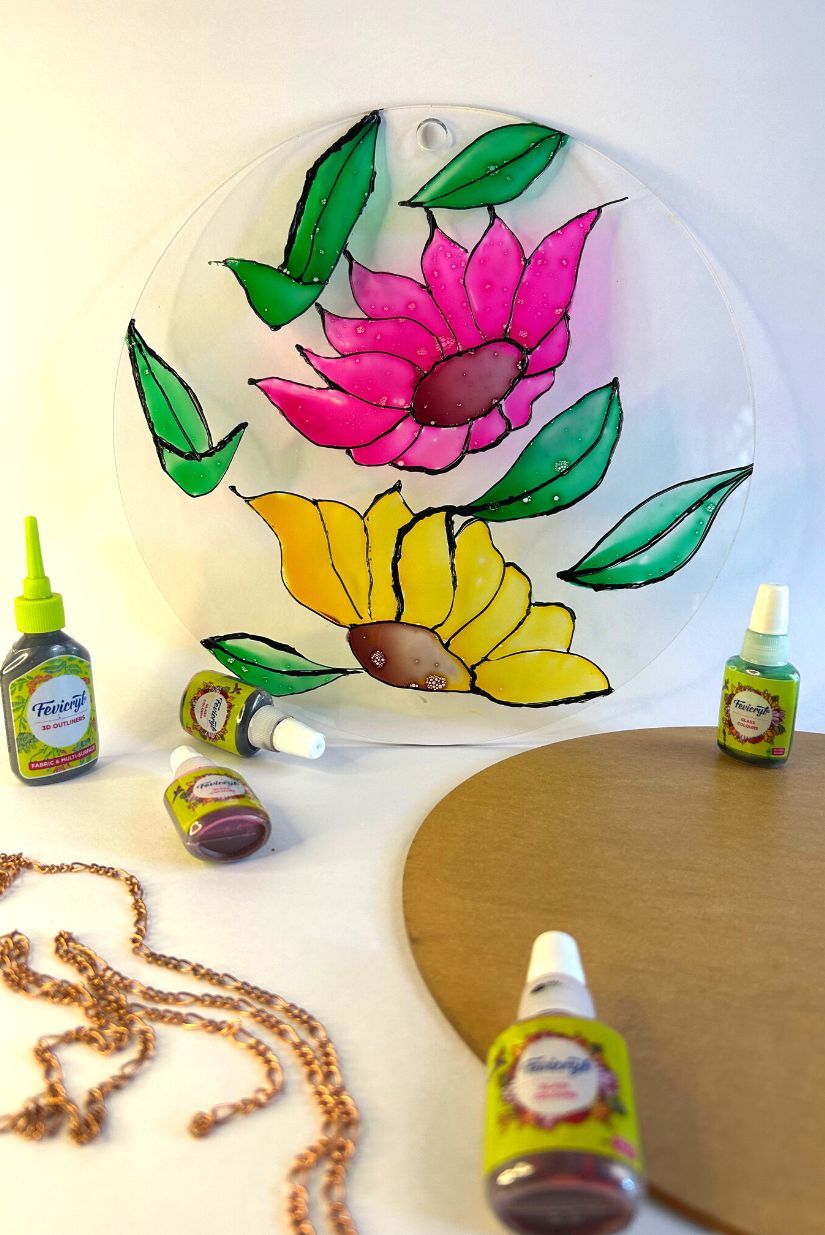 DIY Suncatcher Floral