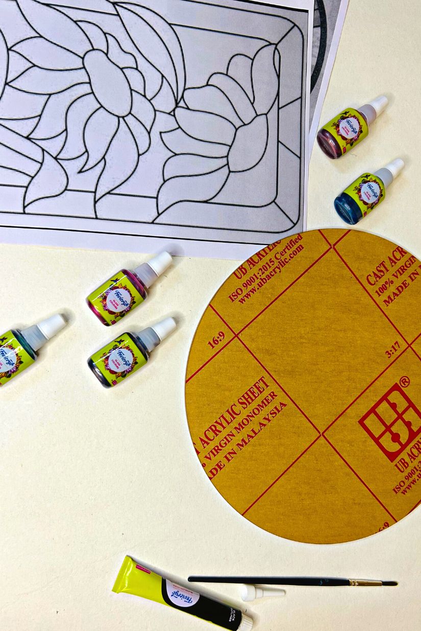 DIY Suncatcher Floral