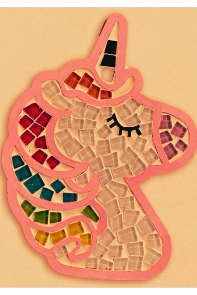 DIY Mosaic Unicorn