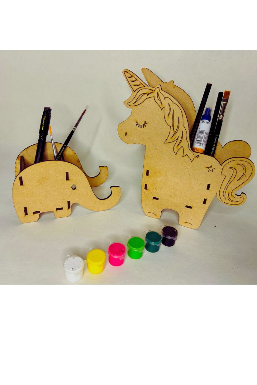 DIY Pen stand (Unicorn, Lion, Ele)