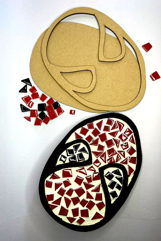 DIY Spiderman Mosaic